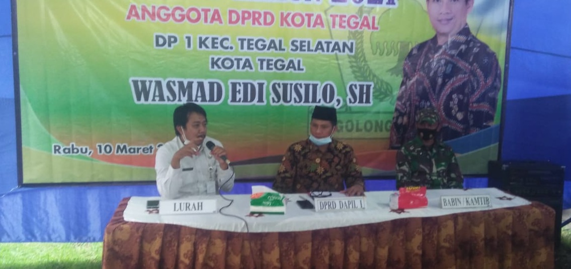 Wakil Ketua DPRD Kota Tegal Adakan Reses Pertama